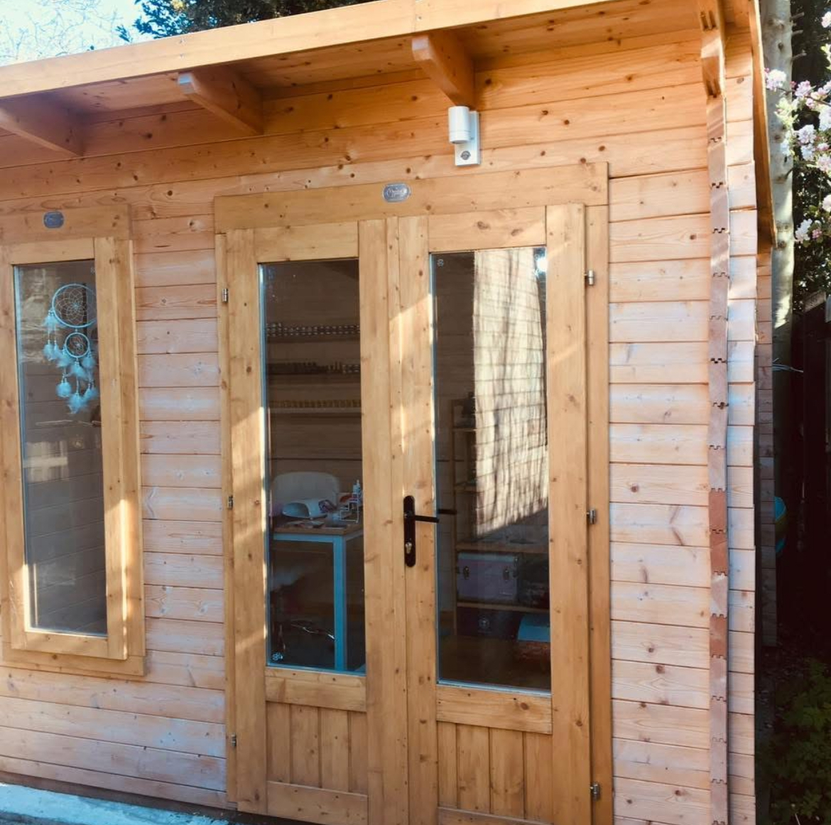 Nathalie's Nail Cabin, a wooden garden studio